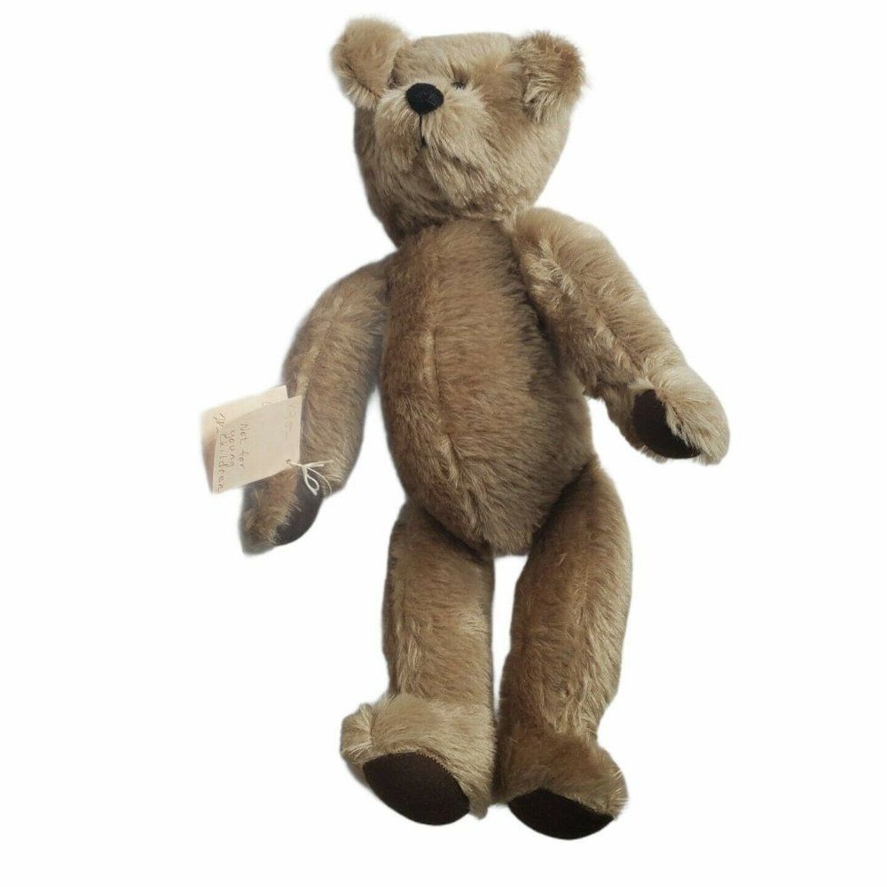 Teddy Bear ooak Jointed Distressed Mohair Handmade 16" "Katherine Alexandra"
